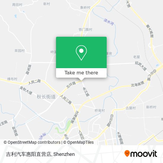 吉利汽车惠阳直营店 map