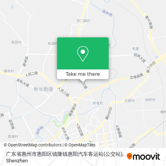 广东省惠州市惠阳区镇隆镇惠阳汽车客运站(公交站) map
