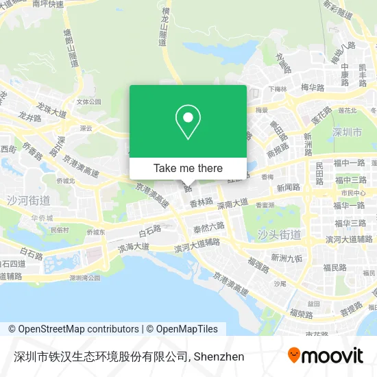 深圳市铁汉生态环境股份有限公司 map