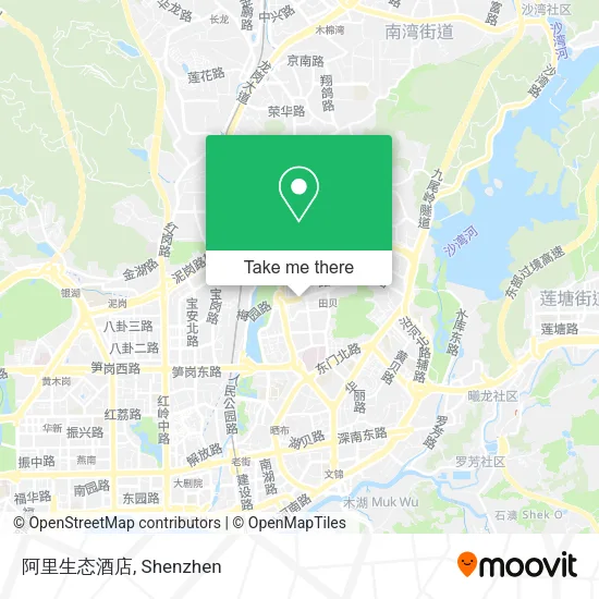 阿里生态酒店 map