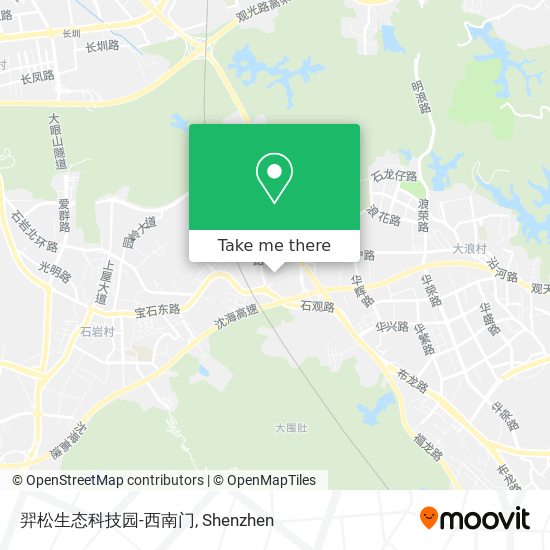羿松生态科技园-西南门 map