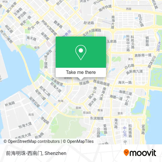 前海明珠-西南门 map