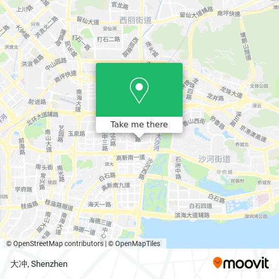 大冲 map