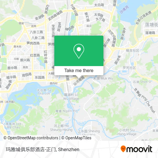 玛雅城俱乐部酒店-正门 map