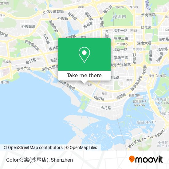 Color公寓(沙尾店) map