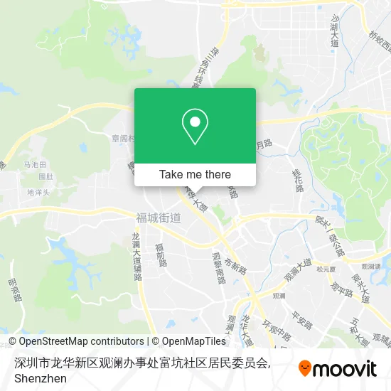 深圳市龙华新区观澜办事处富坑社区居民委员会 map
