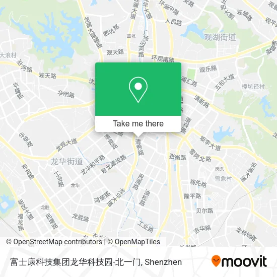 富士康科技集团龙华科技园-北一门 map