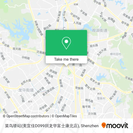 菜鸟驿站(美宜佳D099圳龙华富士康北店) map