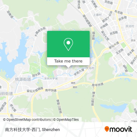 南方科技大学-西门 map