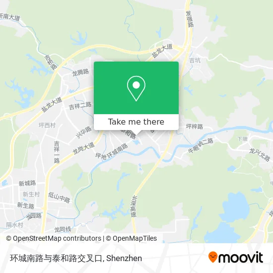 环城南路与泰和路交叉口 map