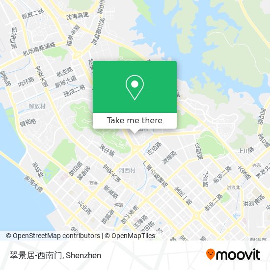 翠景居-西南门 map