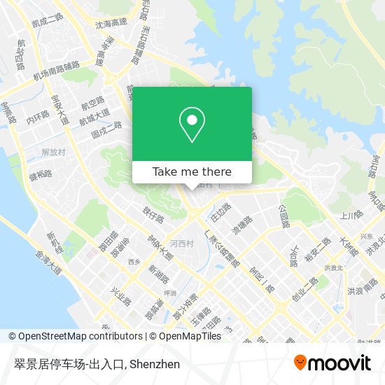 翠景居停车场-出入口 map