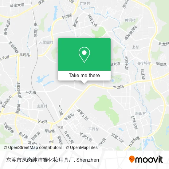 东莞市凤岗纯洁雅化妆用具厂 map