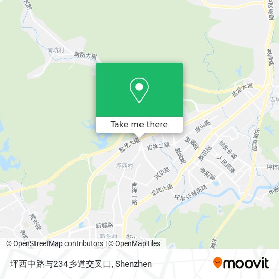 坪西中路与234乡道交叉口 map