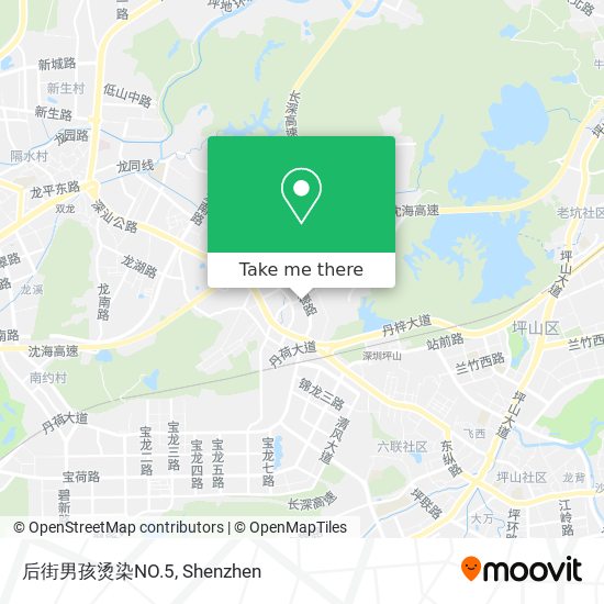 后街男孩烫染NO.5 map