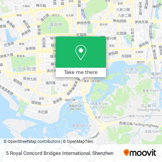 5 Royal Concord Bridges International map