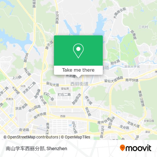 南山学车西丽分部 map