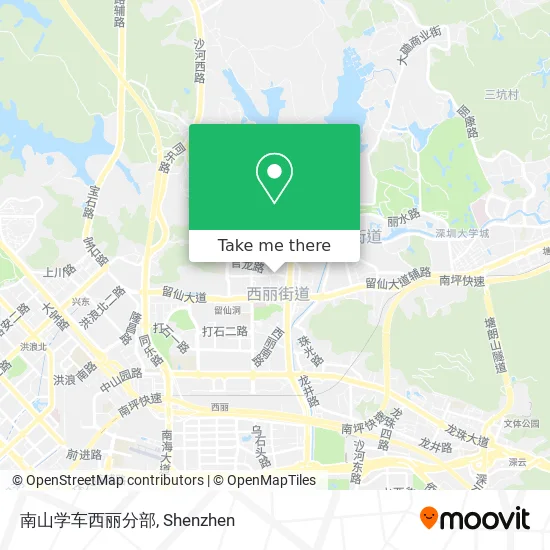 南山学车西丽分部 map
