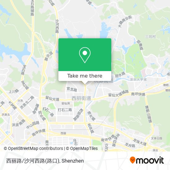 西丽路/沙河西路(路口) map