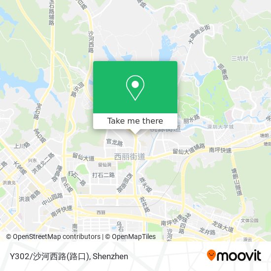 Y302/沙河西路(路口) map