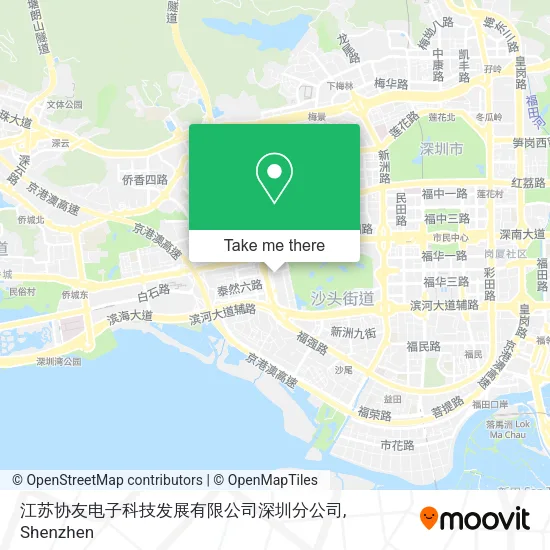江苏协友电子科技发展有限公司深圳分公司 map