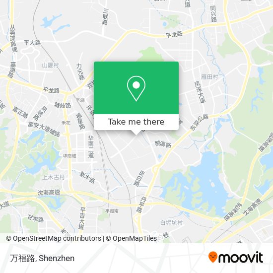 万福路 map