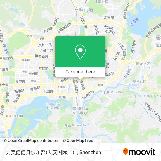 力美健健身俱乐部 map
