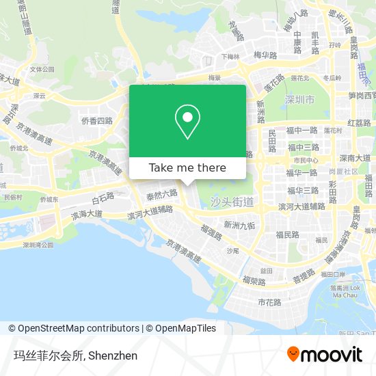 玛丝菲尔会所 map
