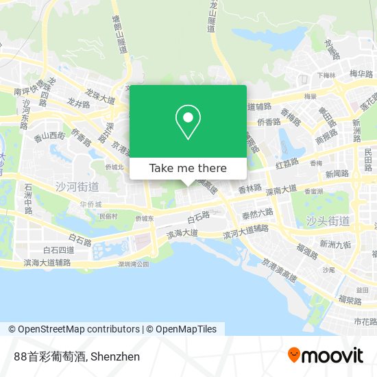 88首彩葡萄酒 map