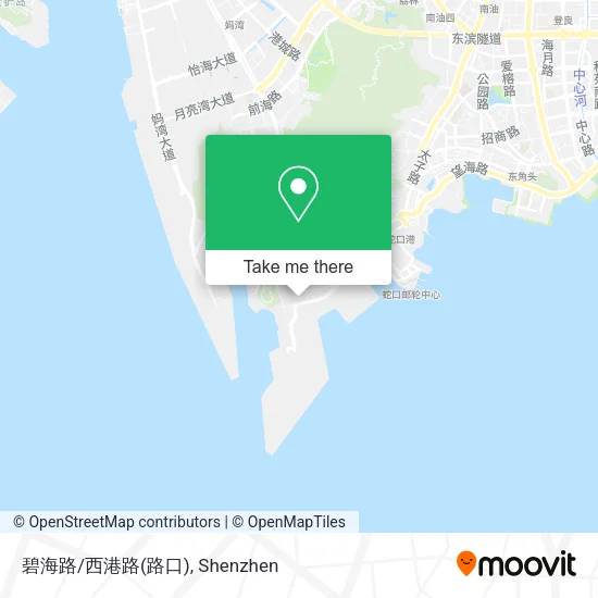 碧海路/西港路(路口) map
