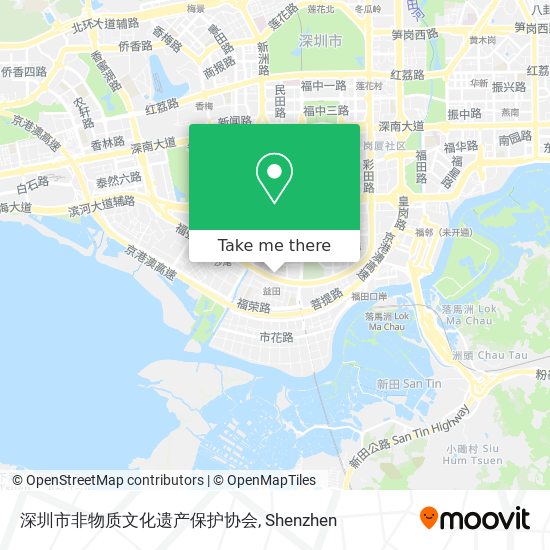 深圳市非物质文化遗产保护协会 map