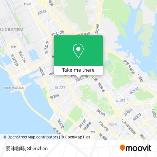 爱沫咖啡 map