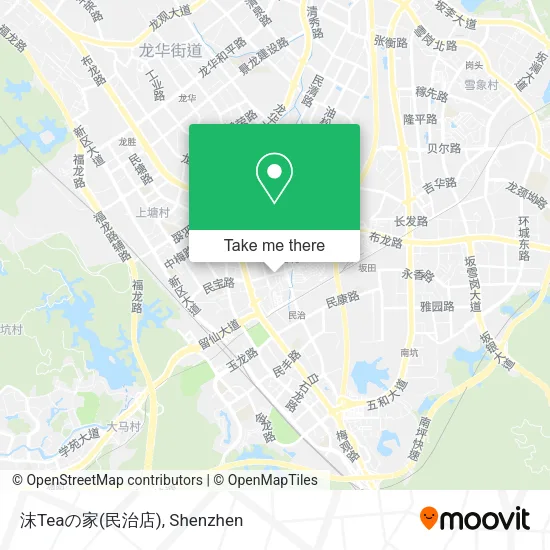 沫Teaの家(民治店) map