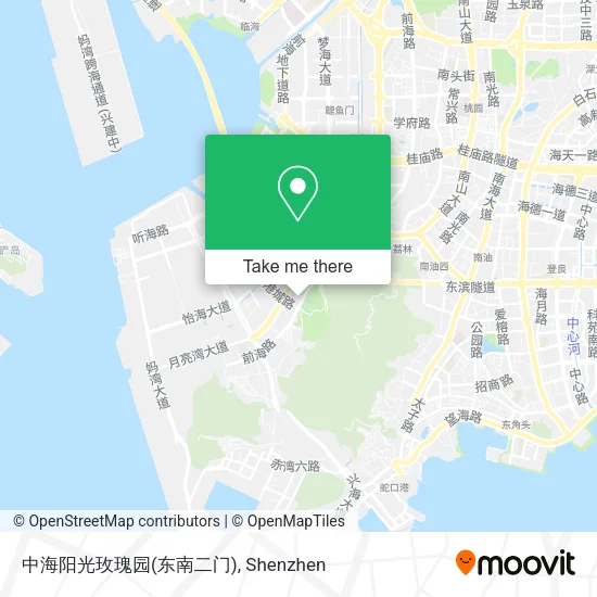 中海阳光玫瑰园(东南二门) map