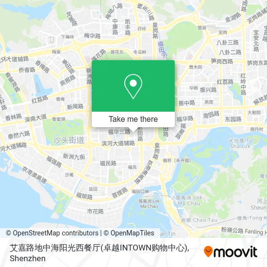 艾嘉路地中海阳光西餐厅(卓越INTOWN购物中心) map