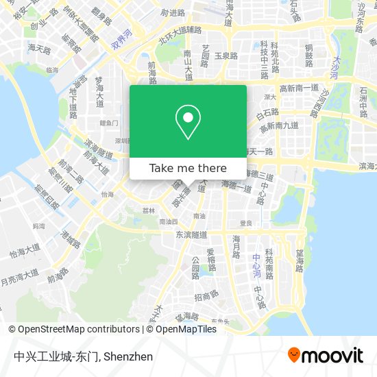 中兴工业城-东门 map