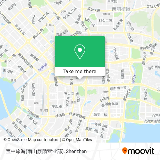 宝中旅游(南山麒麟营业部) map