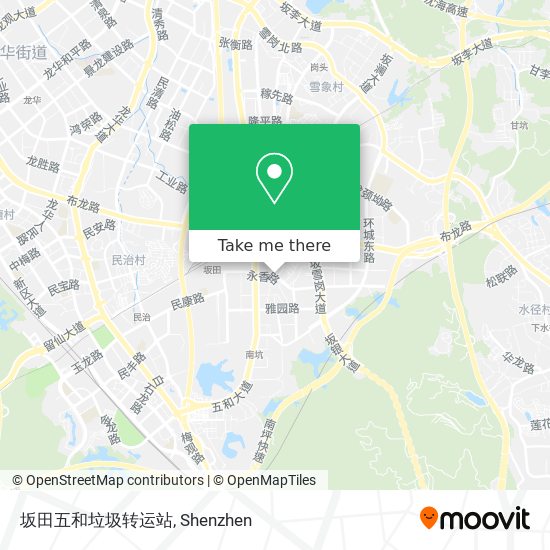 坂田五和垃圾转运站 map