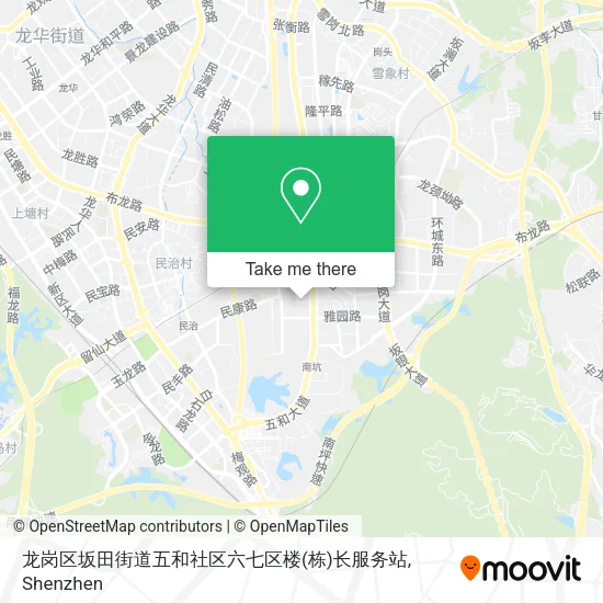 龙岗区坂田街道五和社区六七区楼(栋)长服务站 map