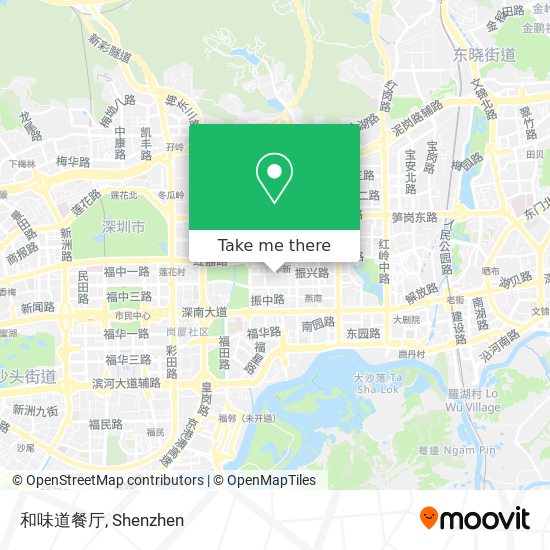 和味道餐厅 map