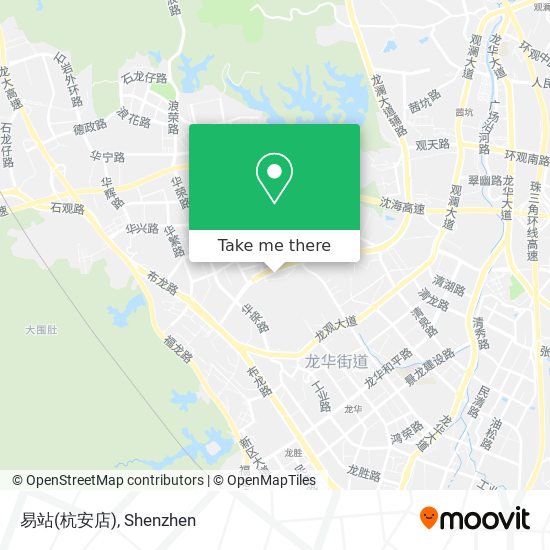 易站(杭安店) map