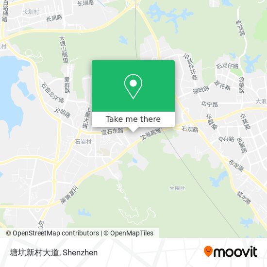 塘坑新村大道 map