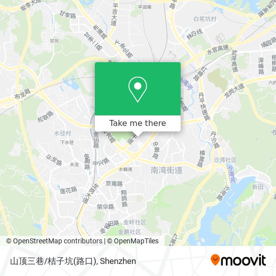 山顶三巷/桔子坑(路口) map