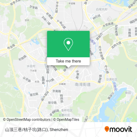 山顶三巷/桔子坑(路口) map