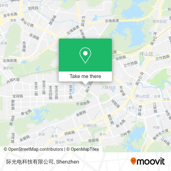 际光电科技有限公司 map