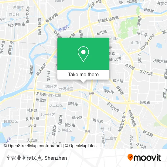 车管业务便民点 map