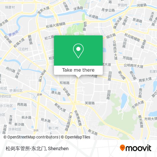 松岗车管所-东北门 map