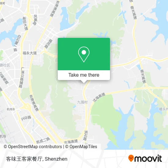 客味王客家餐厅 map