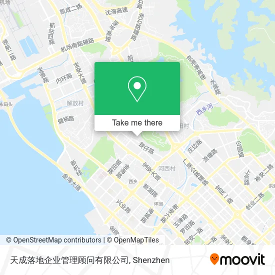 天成落地企业管理顾问有限公司 map