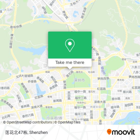 莲花北47栋 map